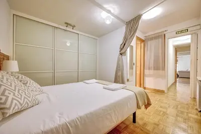 Cama o camas de una habitación en Casa Ana Mari I by Clabao