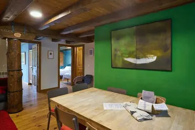 Zona de estar de Casa Pirineos (ambos apartamentos)