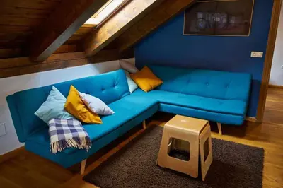 Zona de estar de Casa Pirineos (ambos apartamentos)