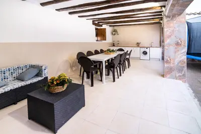 Zona de estar de Casa Rural Lucera Bardenas