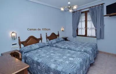 Cama o camas de una habitación en Hotel Ballarin