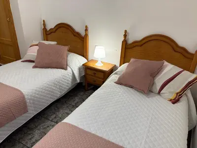 Cama o camas de una habitación en Hostal San José