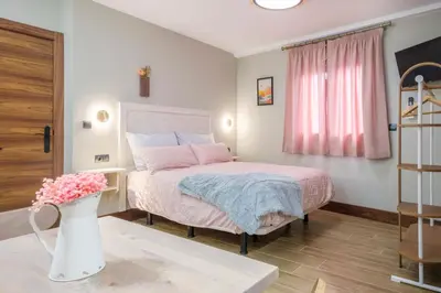 Cama o camas de una habitación en El Rincón de Andrea Estudios