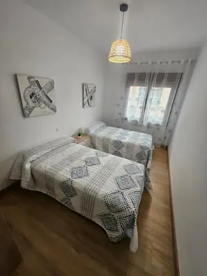Cama o camas de una habitación en MEQUEDO Galan Bergua 29