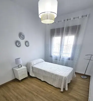 Cama o camas de una habitación en MEQUEDO Galan Bergua 29