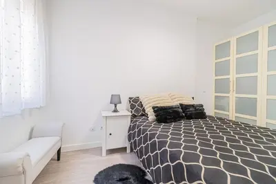 Cama o camas de una habitación en Stay in Zaragoza's historic center