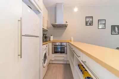 Una cocina o zona de cocina en Stay in Zaragoza's historic center