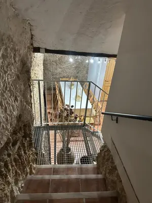 Un balcón o terraza de casa rural las mariposas