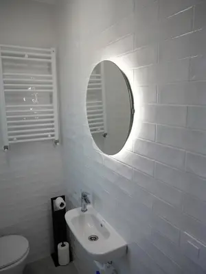 Un baño de Precioso ático con vistas en el centro de Pamplona