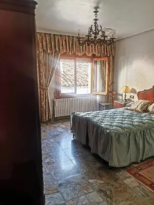 Cama o camas de una habitación en Casa Las tres Culturas