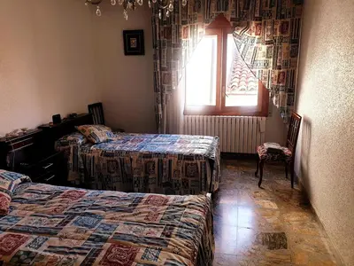 Cama o camas de una habitación en Casa Las tres Culturas