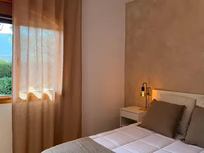 Cama o camas de una habitación en Era de Cal Baro - Casa rural con gran piscina y jardin