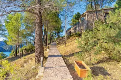 Paisaje cerca de este chalet de montaña