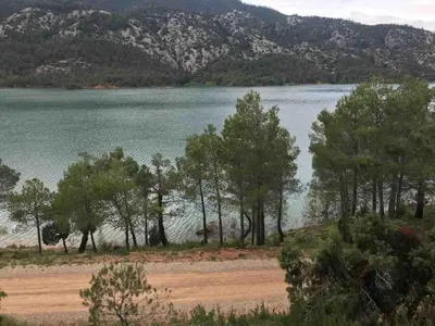 Paisaje cerca de este chalet de montaña