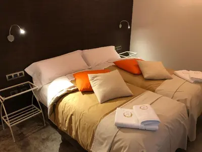 Cama o camas de una habitación en Casa FOR HABITACIONES
