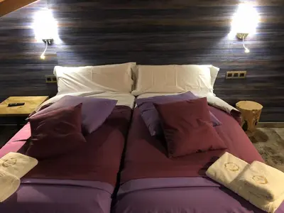 Cama o camas de una habitación en Casa FOR HABITACIONES