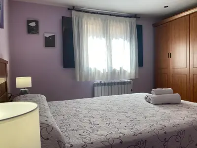 Cama o camas de una habitación en Apartamento O'royo