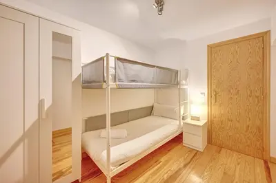 Cama o camas de una habitación en Apartamento Recoletas by Clabao