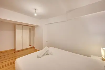 Cama o camas de una habitación en Apartamento Recoletas by Clabao