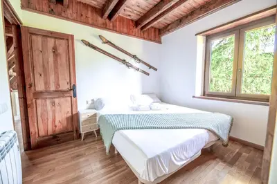 Cama o camas de una habitación en Las casita de mache - CASISI