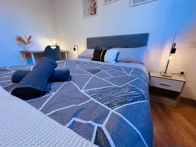 Cama o camas de una habitación en El Mirador de la Catedral