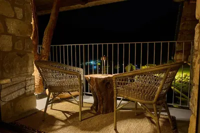 Un balcón o terraza de Hotel Valle de Pineta
