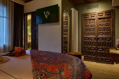 Zona de estar de Hotel Valle de Pineta