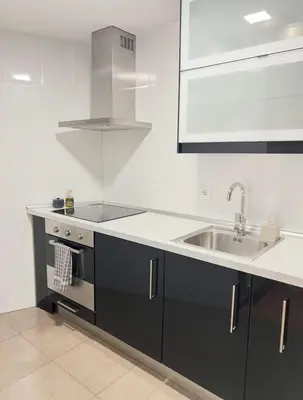 Una cocina o zona de cocina en Barbastro urban home