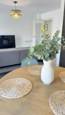 Una televisión o centro de entretenimiento en Apartamenticos Living San Pablo