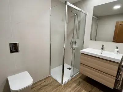 Un baño de Casa Azparren