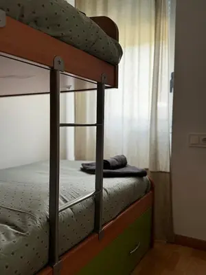 Cama o camas de una habitación en Apartament Vall de Barravés