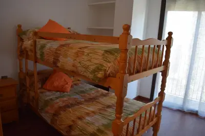 Cama o camas de una habitación en Benissanet Tarragona Apartment Cal Sanet