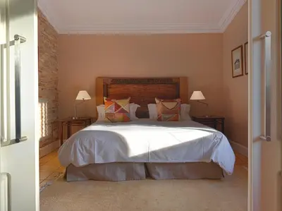 Cama o camas de una habitación en La Torre del Visco - Relais & Châteaux