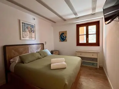 Cama o camas de una habitación en BPIRINEOS-Pedronet