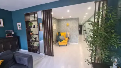 Zona de estar de The Green House