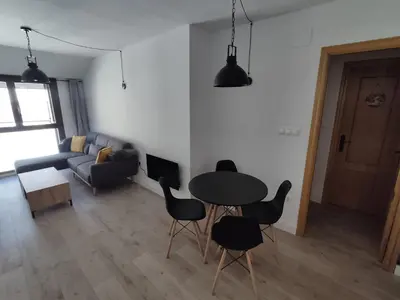 Zona de estar de Casa Chusky