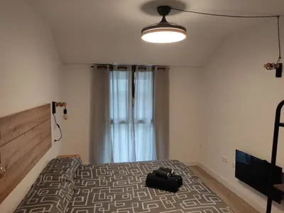 Cama o camas de una habitación en Casa Chusky