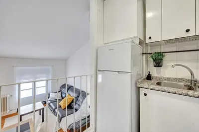 Una cocina o zona de cocina en Dúplex Estella Centro by Clabao