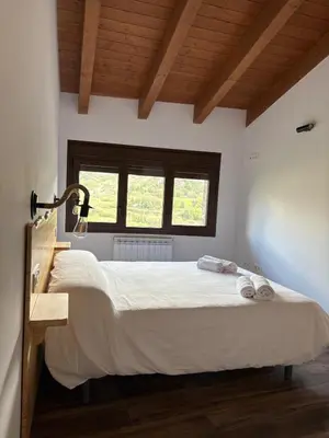 Cama o camas de una habitación en Casa Chumpón