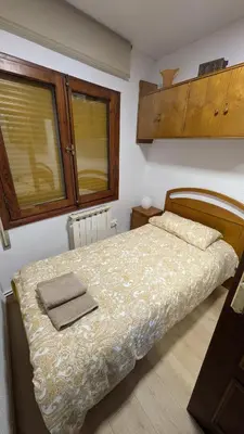 Cama o camas de una habitación en La Cruceta de las Bardenas