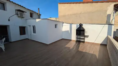 Un balcón o terraza de La Cruceta de las Bardenas