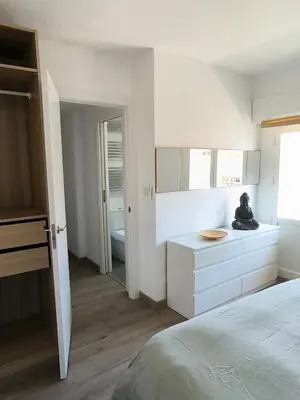 Cama o camas de una habitación en La Esencia de Delicias