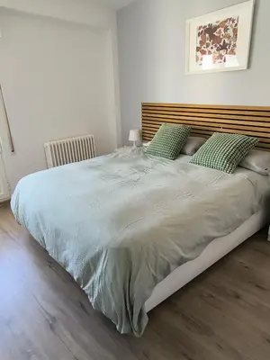 Cama o camas de una habitación en La Esencia de Delicias