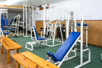 Gimnasio o instalaciones de fitness de Hotel SNÖ Condes del Pallars