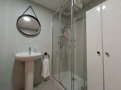 Un baño de Apartamento Oreja de Oso Benasque Inmocyma