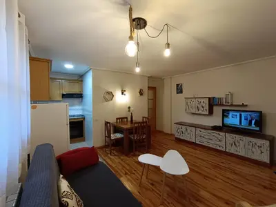 Una cocina o zona de cocina en Apartamento Oreja de Oso Benasque Inmocyma