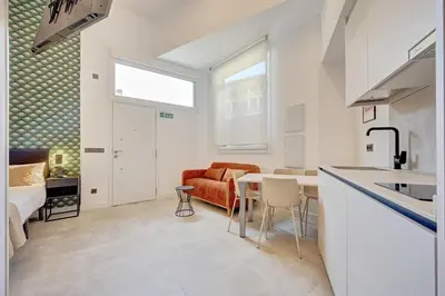 Una cocina o zona de cocina en Apartamentos la Colmena by Clabao