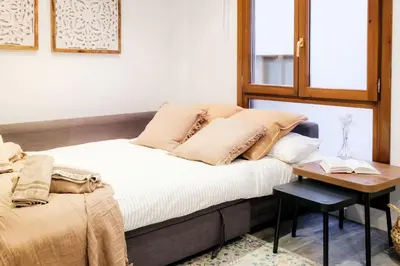 Cama o camas de una habitación en Casa Goya 1 Dormitorio Sofá Cama