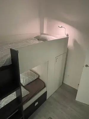 Cama o camas de una habitación en ZaragozaHome El Tubo - Ideal Familias - Parking