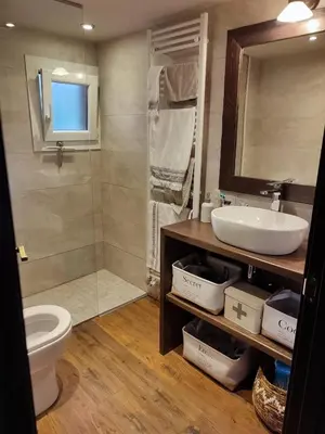 Un baño de Family apartment in Esterri D'Àneu